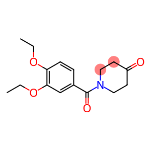 1-(3,4-diethoxybenzoyl)piperidin-4-one