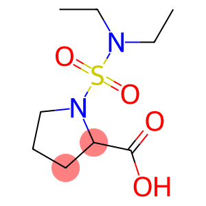 1-(diethylsulfamoyl)pyrrolidine-2-carboxylic acid