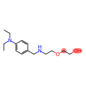 2-[2-({[4-(diethylamino)phenyl]methyl}amino)ethoxy]ethan-1-ol