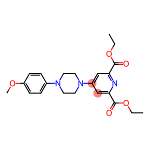 diethyl 4-[4-(4-methoxyphenyl)piperazino]-2,6-pyridinedicarboxylate