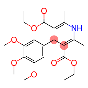 diethyl 2,6-dimethyl-4-(3,4,5-trimethoxyphenyl)-1,4-dihydropyridine-3,5-dicarboxylate