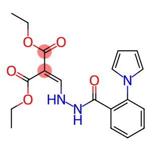 diethyl 2-({2-[2-(1H-pyrrol-1-yl)benzoyl]hydrazino}methylidene)malonate