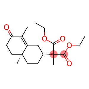 DIETHYLCIS-2-(4A,8-DIMETHYL-7-OXO-1,2,3,4,4A,5,6,7-OCTAHYDRO-2-NAPHTHYL)-2-METHYLMALONATE