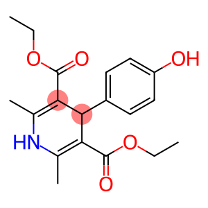 DIETHYL4-(P-HYDROXYPHENYL)-2,6-DIMETHYL-1,4-DIHYDRO-3,5-PYRIDINEDICARBOXYLATE