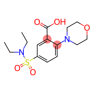 5-[(DIETHYLAMINO)SULFONYL]-2-MORPHOLIN-4-YLBENZOIC ACID