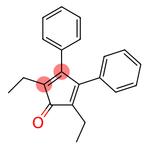 2,5-DIETHYL-3,4-DIPHENYLCYCLOPENTA-2,4-DIEN-1-ONE