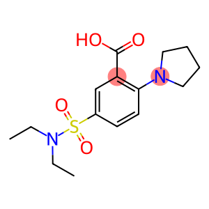 5-DIETHYLSULFAMOYL-2-PYRROLIDIN-1-YL-BENZOIC ACID