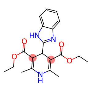 DIETHYL 4-(1H-BENZIMIDAZOL-2-YL)-2,6-DIMETHYL-1,4-DIHYDROPYRIDINE-3,5-DICARBOXYLATE