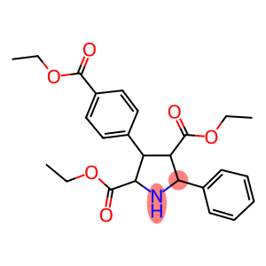 DIETHYL 3-(4-ETHOXYCARBONYLPHENYL)-5-PHENYL-2,4-PYRROLIDINEDICARBOXYLATE