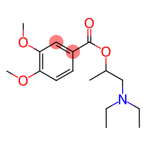 2-(diethylamino)-1-methylethyl 3,4-dimethoxybenzoate