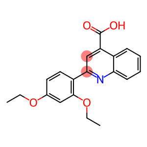 2-(2,4-diethoxyphenyl)-4-quinolinecarboxylic acid