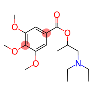 2-(diethylamino)-1-methylethyl 3,4,5-trimethoxybenzoate