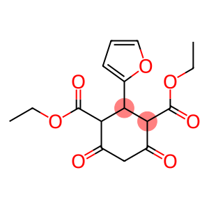 diethyl 2-(2-furyl)-4,6-dioxo-1,3-cyclohexanedicarboxylate