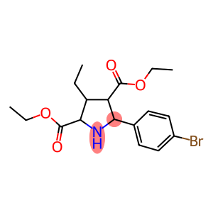 DIETHYL 5-(4-BROMOPHENYL)-3-ETHYL-2,4-PYRROLIDINEDICARBOXYLATE