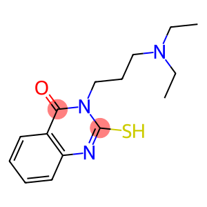 3-[3-(DIETHYLAMINO)PROPYL]-2-MERCAPTOQUINAZOLIN-4(3H)-ONE