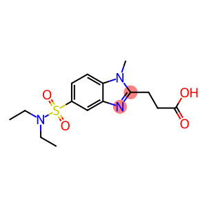 3-(5-DIETHYLSULFAMOYL-1-METHYL-1H-BENZOIMIDAZOL-2-YL)-PROPIONIC ACID