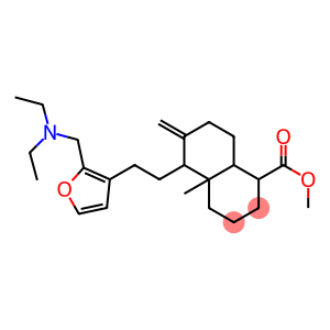 5-[2-(2-DIETHYLAMINOMETHYL-FURAN-3-YL)-ETHYL]-1,4A-DIMETHYL-6-METHYLENE-DECAHYDRO-NAPHTHALENE-1-CARBOXYLIC ACID