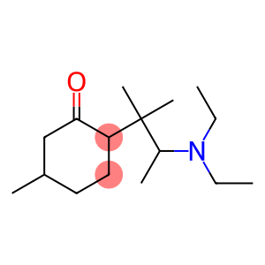 2-(2-DIETHYLAMINO-1,1-DIMETHYL-PROPYL)-5-METHYL-CYCLOHEXANONE