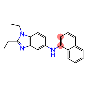 (1,2-DIETHYL-1H-BENZOIMIDAZOL-5-YL)-NAPHTHALEN-1-YL-AMINE