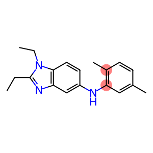 (1,2-DIETHYL-1H-BENZOIMIDAZOL-5-YL)-(2,5-DIMETHYL-PHENYL)-AMINE