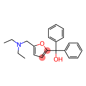 5-(diethylaminomethyl)-alpha,alpha-diphenylfurfuryl alcohol