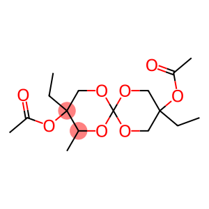 3,9-diethyl-3,9-diacetoxy methyl-1,5,7,11-tetraoxaspiro(5,5)undecane