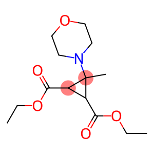 Diethyl 3-methyl-3-morpholinocyclopropane-1,2-dicarboxylate