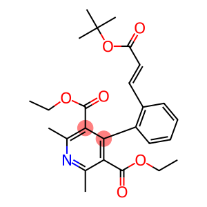 Diethyl (E)-4-{2-[2-(tert-Butoxy-carbonyl) vinyl] phenyl}-2,6-diMethylpyridine-3,5-dicarboxylate