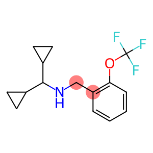 (dicyclopropylmethyl)({[2-(trifluoromethoxy)phenyl]methyl})amine