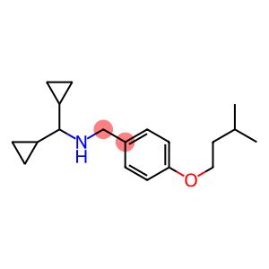 (dicyclopropylmethyl)({[4-(3-methylbutoxy)phenyl]methyl})amine