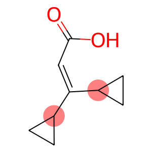 3,3-dicyclopropylprop-2-enoic acid