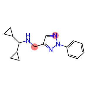 (dicyclopropylmethyl)[(2-phenyl-2H-1,2,3-triazol-4-yl)methyl]amine