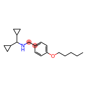 (dicyclopropylmethyl)({[4-(pentyloxy)phenyl]methyl})amine