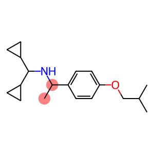 (dicyclopropylmethyl)({1-[4-(2-methylpropoxy)phenyl]ethyl})amine