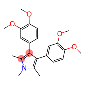 3,4-di(3,4-dimethoxyphenyl)-1,2,5-trimethyl-1H-pyrrole