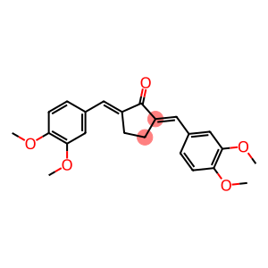 2,5-di(3,4-dimethoxybenzylidene)cyclopentan-1-one