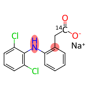 DICLOFENAC SODIUM, [CARBOXYL-14C]