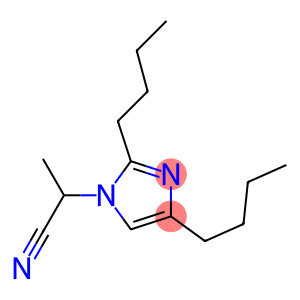 2,4-Dibutyl-1-(1-cyanoethyl)-1H-imidazole