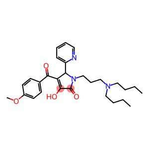 1-[3-(DIBUTYLAMINO)PROPYL]-3-HYDROXY-4-(4-METHOXYBENZOYL)-5-(2-PYRIDINYL)-1,5-DIHYDRO-2H-PYRROL-2-ONE