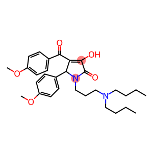 1-(3-(DIBUTYLAMINO)PROPYL)-3-HYDROXY-4-(4-METHOXYBENZOYL)-5-(4-METHOXYPHENYL)-1H-PYRROL-2(5H)-ONE