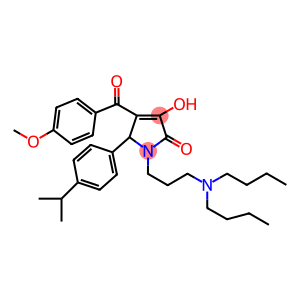 1-(3-(DIBUTYLAMINO)PROPYL)-3-HYDROXY-5-(4-ISOPROPYLPHENYL)-4-(4-METHOXYBENZOYL)-1H-PYRROL-2(5H)-ONE