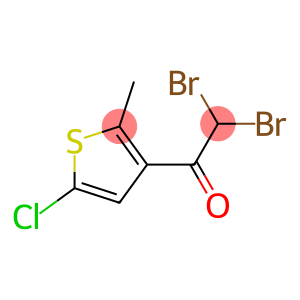 2,2-DIBROMO-1-(5-CHLORO-2-METHYL-THIOPHEN-3-YL)-ETHANONE