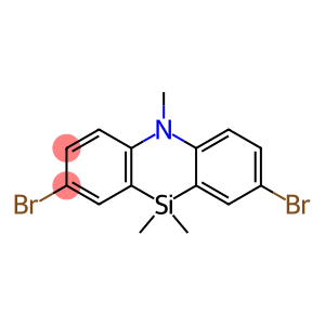 2,7-Dibromo-9,9,10-trimethyl-9-sila-10-azaanthracene