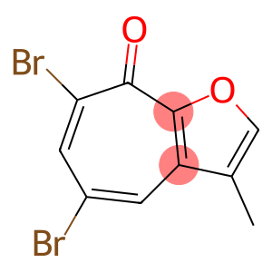 5,7-Dibromo-3-methyl-8H-cyclohepta[b]furan-8-one