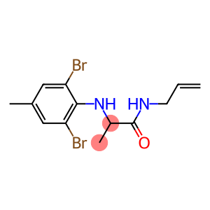 2-[(2,6-dibromo-4-methylphenyl)amino]-N-(prop-2-en-1-yl)propanamide