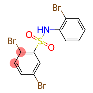 2,5-dibromo-N-(2-bromophenyl)benzene-1-sulfonamide