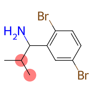 1-(2,5-dibromophenyl)-2-methylpropan-1-amine