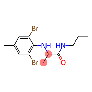 2-[(2,6-dibromo-4-methylphenyl)amino]-N-propylpropanamide