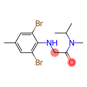 2-[(2,6-dibromo-4-methylphenyl)amino]-N-methyl-N-(propan-2-yl)acetamide