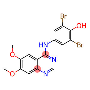 4-(3',5'-DIBROMO-4-HYDROXYPHENYL)AMINO-6,7-DIMETHOXYQUINAZOLINE